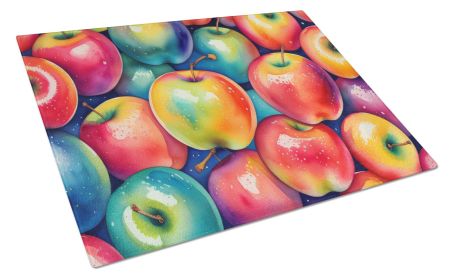NEW Colorful Apples Glass Cutting Board Decorative Tempered Glass Kitchen Cutting and Serving Board Large Size Chopping Board